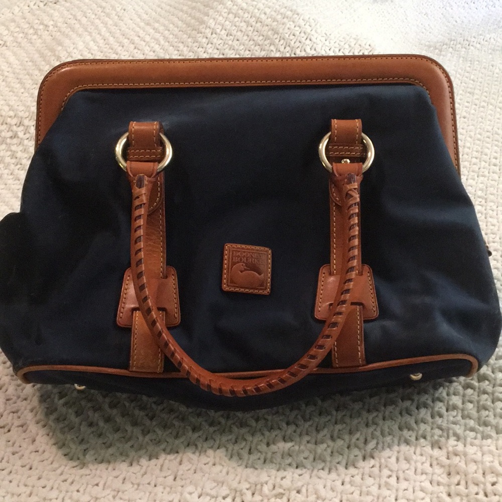 Navy Dooney and Bourke bag